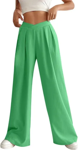 Women's Pants Casual Daily High Waist Straight Trousers Slim Solid Lounge Pants Fitness Outdoor Travel Fall Outfit