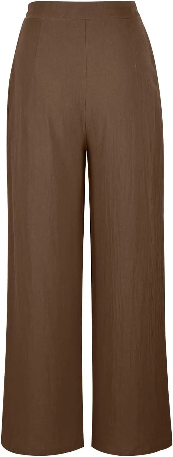 Women's Pants Casual Daily High Waist Straight Trousers Slim Solid Lounge Pants Fitness Outdoor Travel Fall Outfit