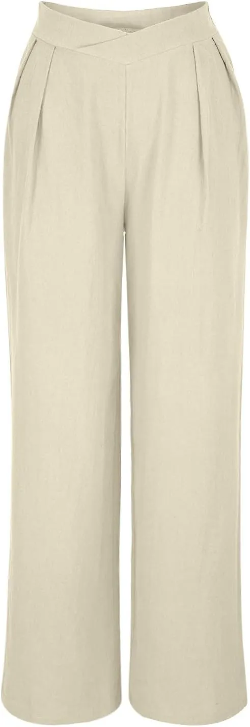 Women's Pants Casual Daily High Waist Straight Trousers Slim Solid Lounge Pants Fitness Outdoor Travel Fall Outfit