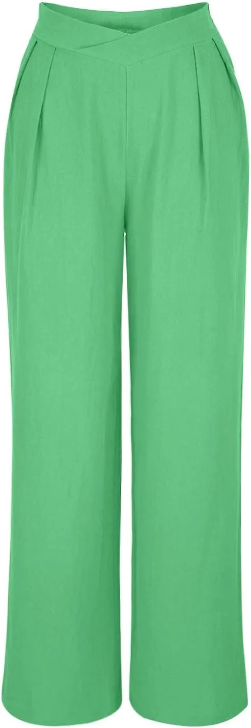 Women's Pants Casual Daily High Waist Straight Trousers Slim Solid Lounge Pants Fitness Outdoor Travel Fall Outfit