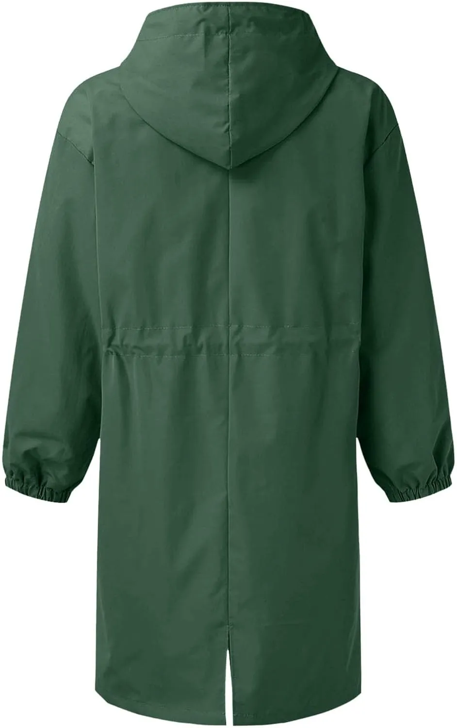 Women's Pea Coat Double Breasted A Line Long Trench Coat Winter Dress Coat with Pockets