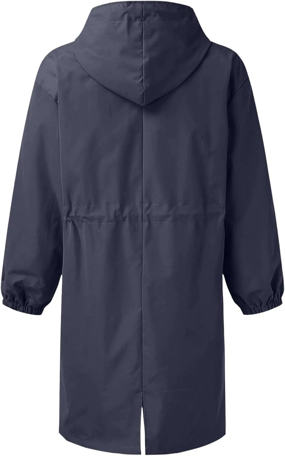 Women's Pea Coat Double Breasted A Line Long Trench Coat Winter Dress Coat with Pockets