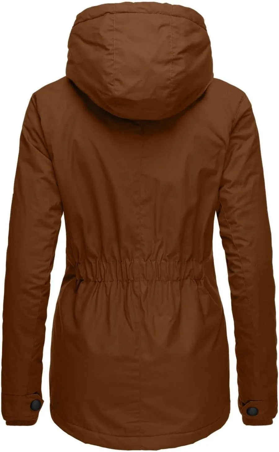 Women's Thickened Down Jacket Coats Fleece Lined Warm Parka4 Hooded Jacket 2024 Winter Outerwear