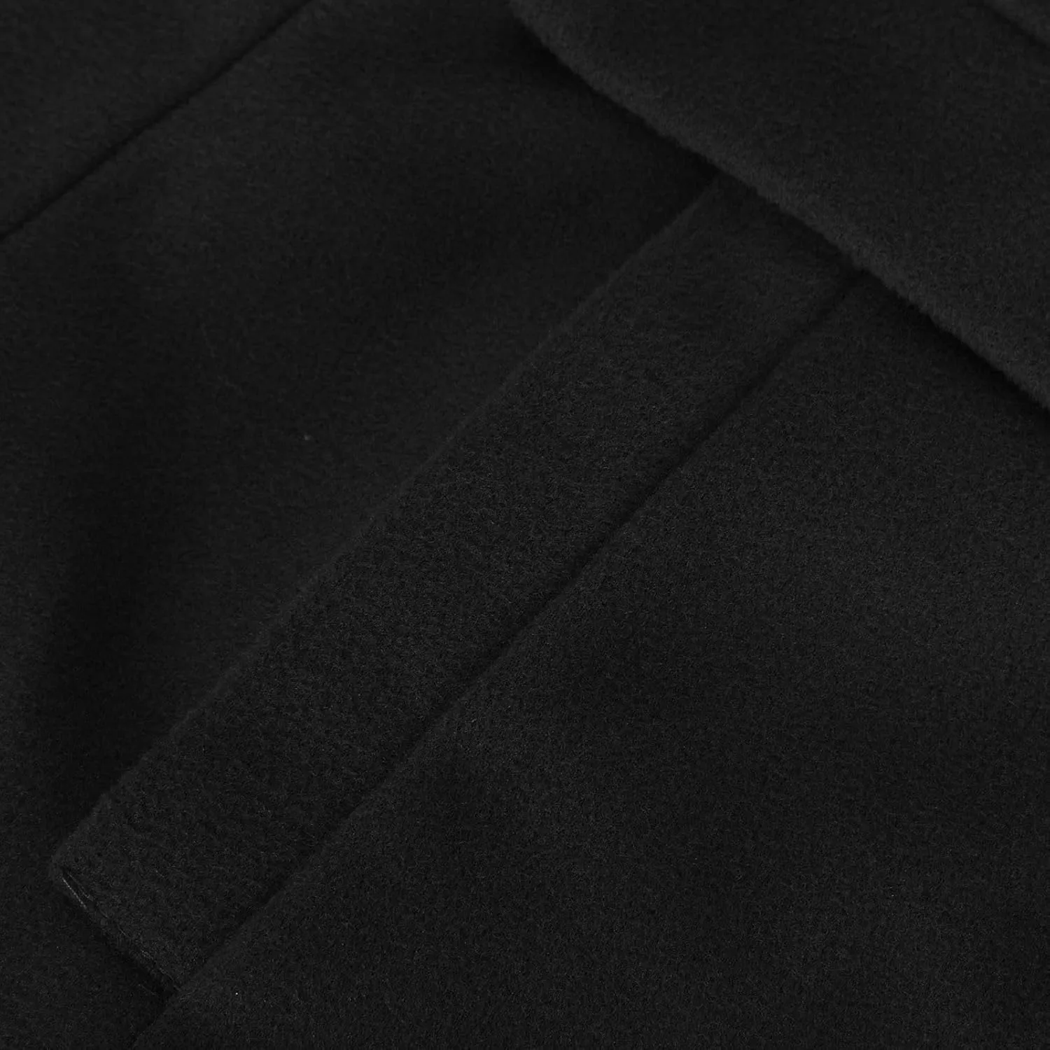 Womens Trench Coats 2024 Notch Lapel Mid-Long Open Front Pea Coat Wool Blend Warm Winter Jackets With Pockets