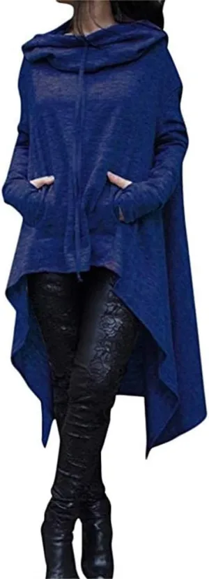 Xuan2Xuan3 Women Pullover Hoodies Sweatshirt Long Sleeve Oversize Top Shirt Dress