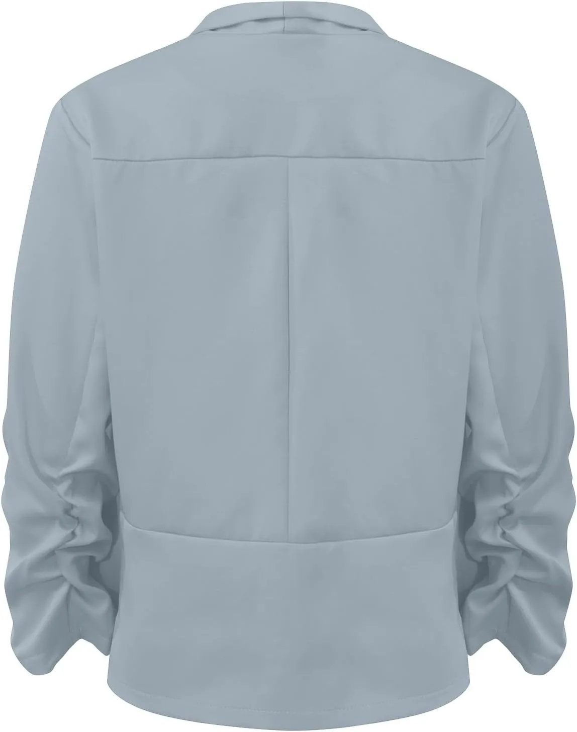 ZEFOTIM Blazer for Women 2024 Winter Work Lightweight Striped/Plain Blazer Fitted Business Plus Size Coat