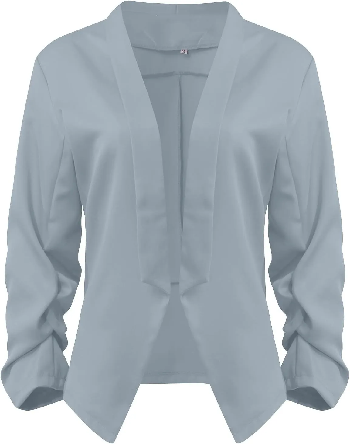 ZEFOTIM Blazer for Women 2024 Winter Work Lightweight Striped/Plain Blazer Fitted Business Plus Size Coat
